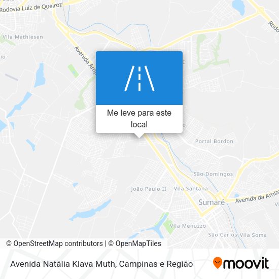 Avenida Natália Klava Muth mapa