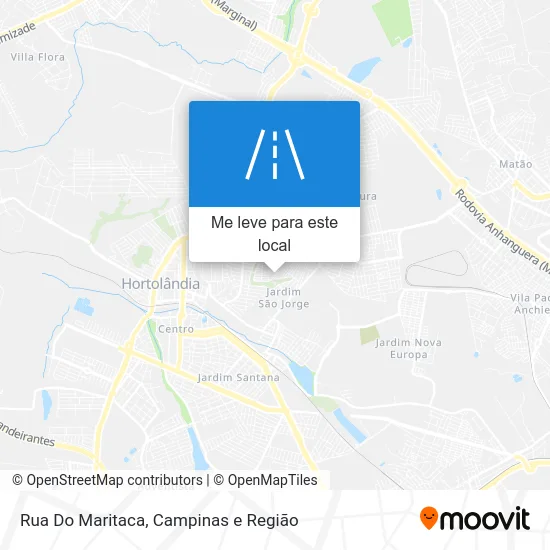 Rua Do Maritaca mapa