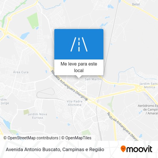 Avenida Antonio Buscato mapa