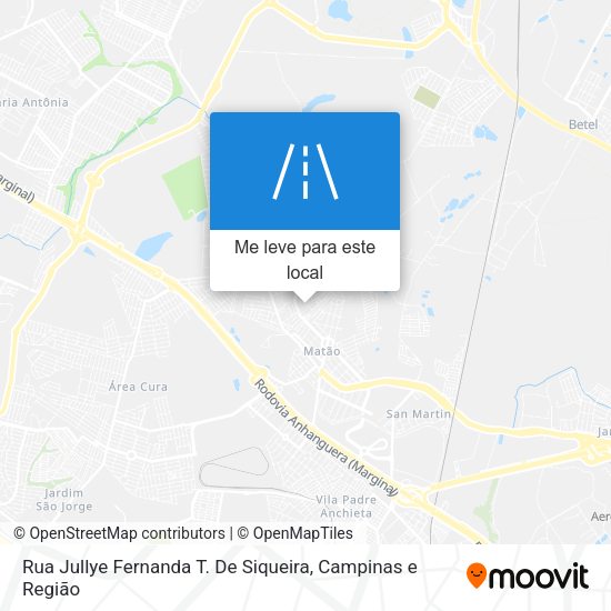 Rua Jullye Fernanda T. De Siqueira mapa