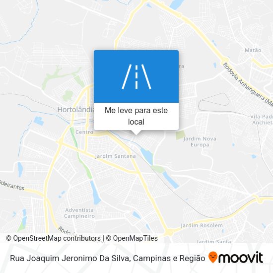 Rua Joaquim Jeronimo Da Silva mapa
