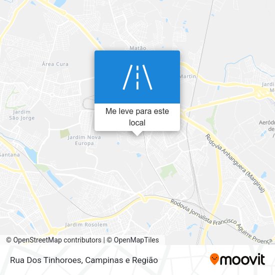 Rua Dos Tinhoroes mapa