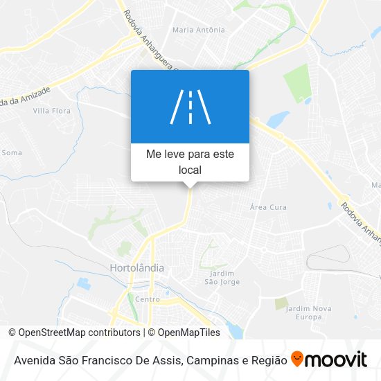 Avenida São Francisco De Assis mapa