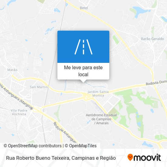 Rua Roberto Bueno Teixeira mapa