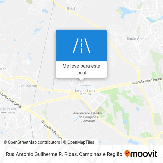 Rua Antonio Guilherme R. Ribas mapa