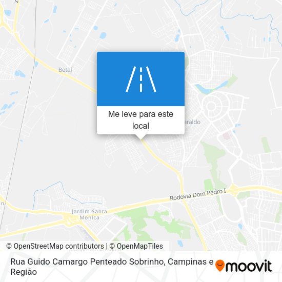 Rua Guido Camargo Penteado Sobrinho mapa