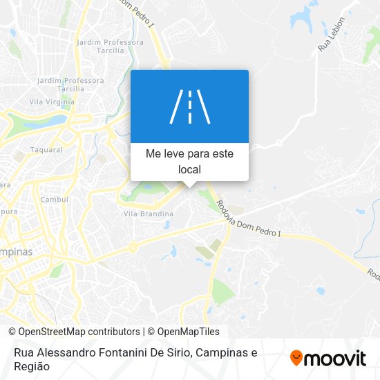 Rua Alessandro Fontanini De Sirio mapa