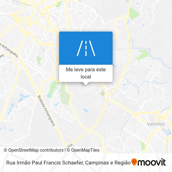 Rua Irmão Paul Francis Schaefer mapa