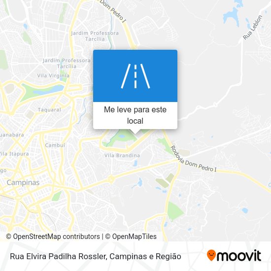 Rua Elvira Padilha Rossler mapa