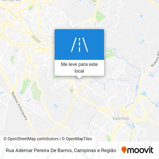 Rua Ademar Pereira De Barros mapa