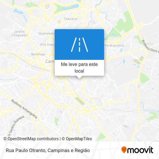 Rua Paulo Otranto mapa