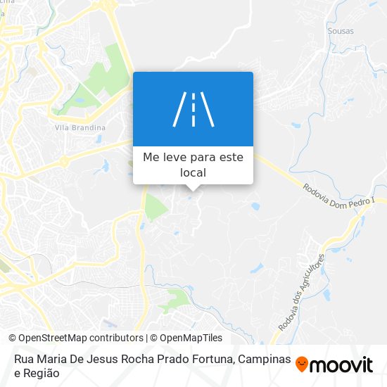 Rua Maria De Jesus Rocha Prado Fortuna mapa