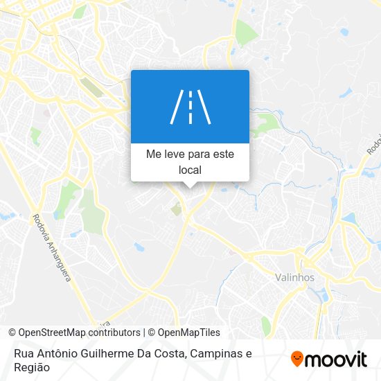 Rua Antônio Guilherme Da Costa mapa