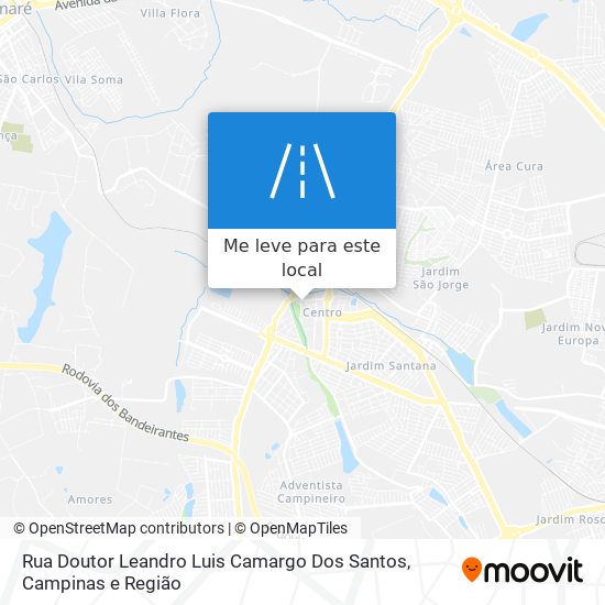 Rua Doutor Leandro Luis Camargo Dos Santos mapa