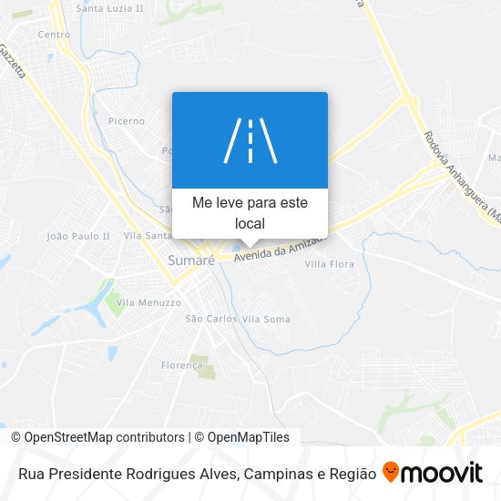 Rua Presidente Rodrigues Alves mapa
