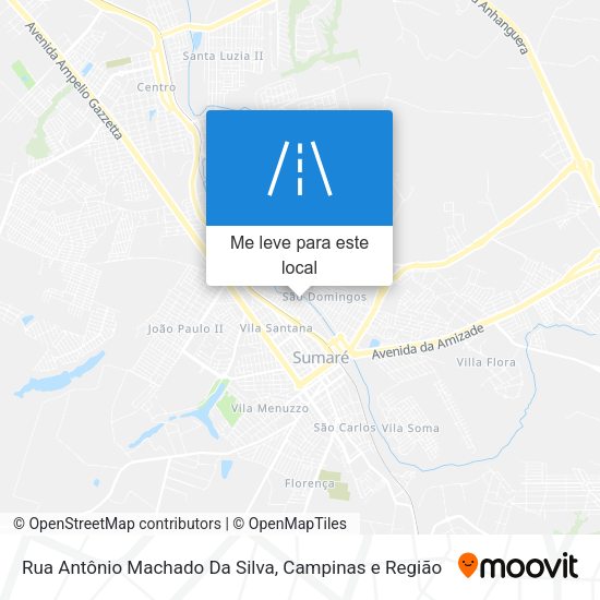 Rua Antônio Machado Da Silva mapa