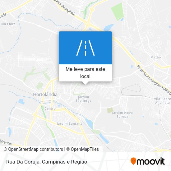 Rua Da Coruja mapa