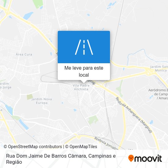 Rua Dom Jaime De Barros Câmara mapa