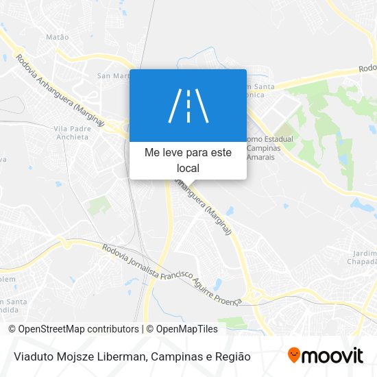 Viaduto Mojsze Liberman mapa