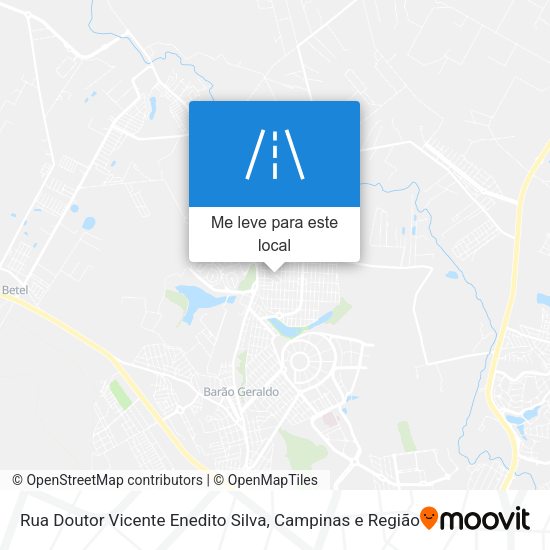 Rua Doutor Vicente Enedito Silva mapa