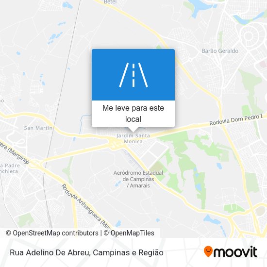 Rua Adelino De Abreu mapa