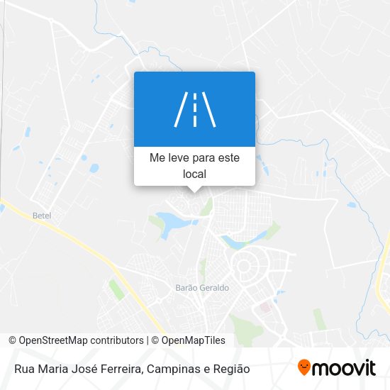 Rua Maria José Ferreira mapa