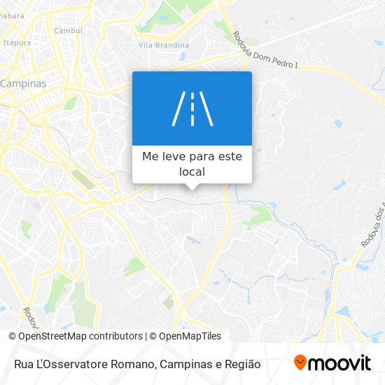 Rua L'Osservatore Romano mapa