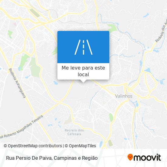 Rua Persio De Paiva mapa