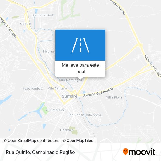 Rua Quirilo mapa