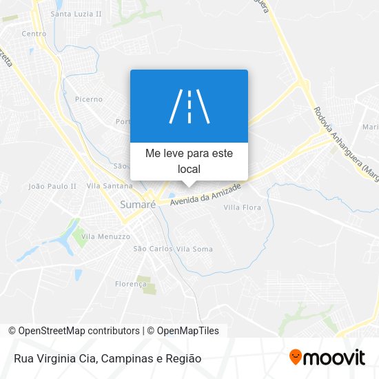 Rua Virginia Cia mapa