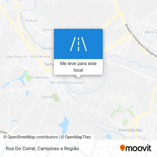 Rua Do Curral mapa