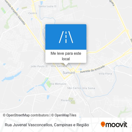 Rua Juvenal Vasconcellos mapa