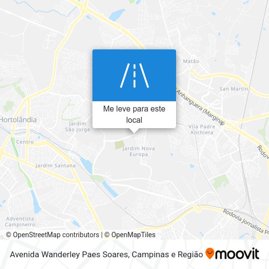Avenida Wanderley Paes Soares mapa