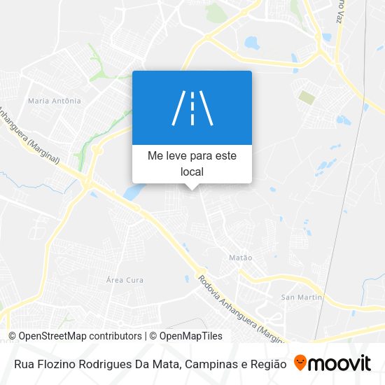 Rua Flozino Rodrigues Da Mata mapa