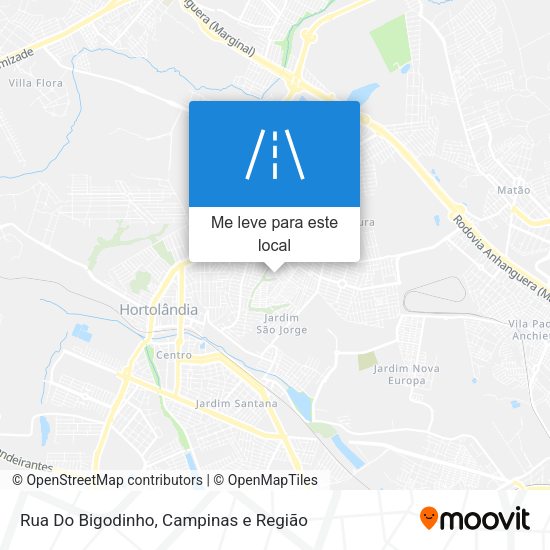 Rua Do Bigodinho mapa