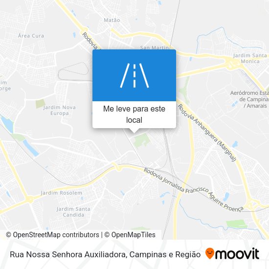 Rua Nossa Senhora Auxiliadora mapa