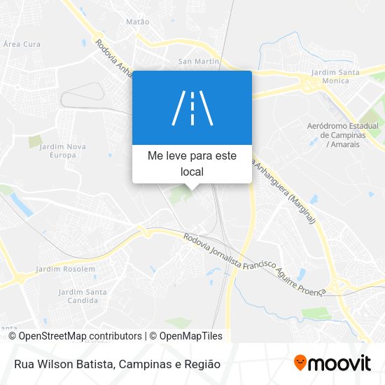 Rua Wilson Batista mapa