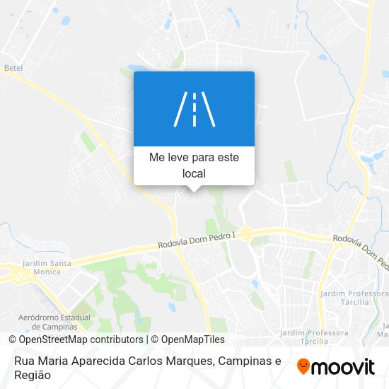 Rua Maria Aparecida Carlos Marques mapa