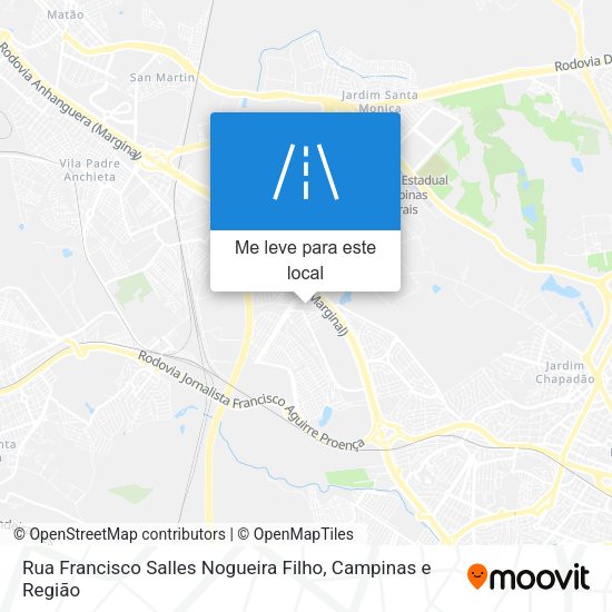 Rua Francisco Salles Nogueira Filho mapa