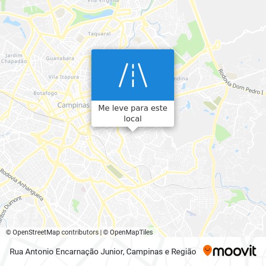 Rua Antonio Encarnação Junior mapa