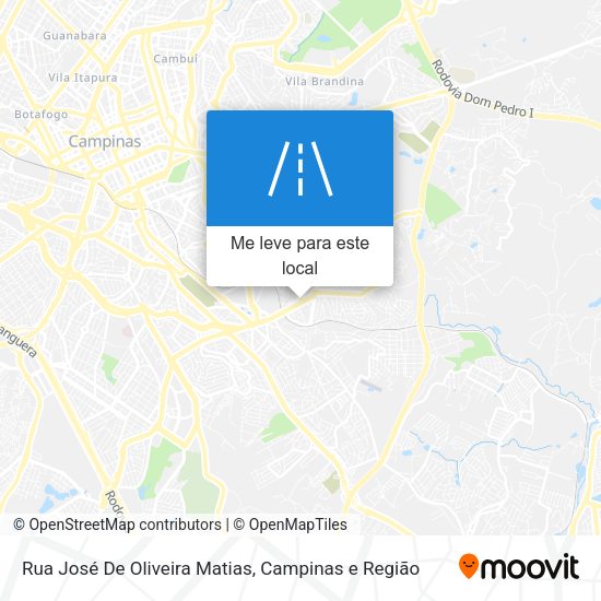 Rua José De Oliveira Matias mapa