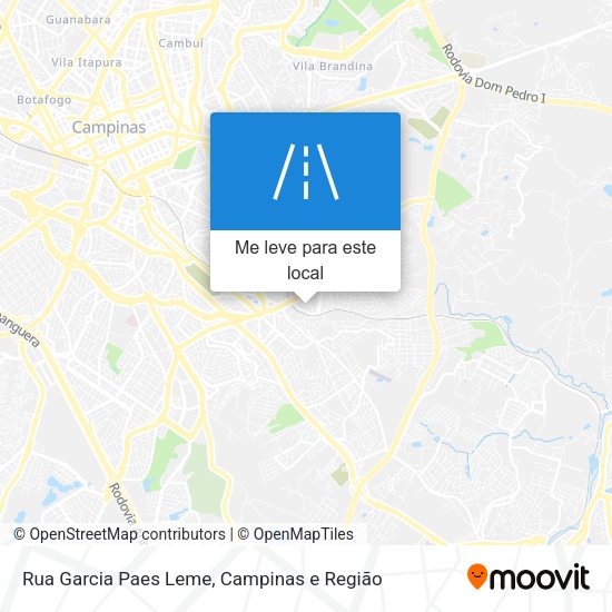 Rua Garcia Paes Leme mapa