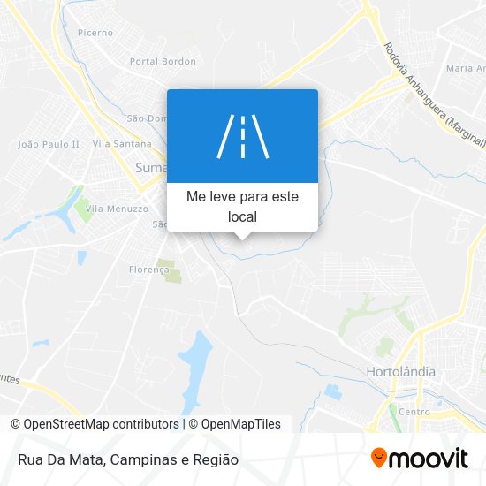 Rua Da Mata mapa