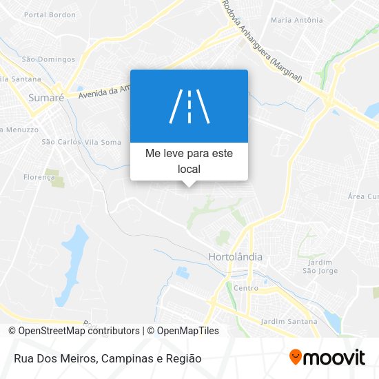 Rua Dos Meiros mapa