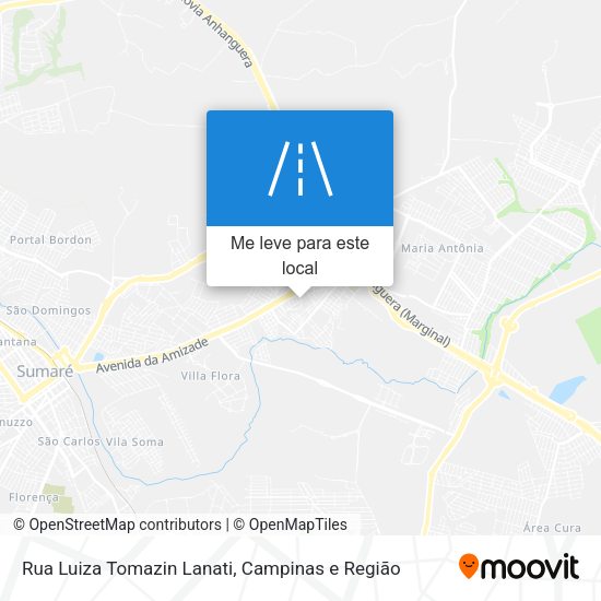 Rua Luiza Tomazin Lanati mapa