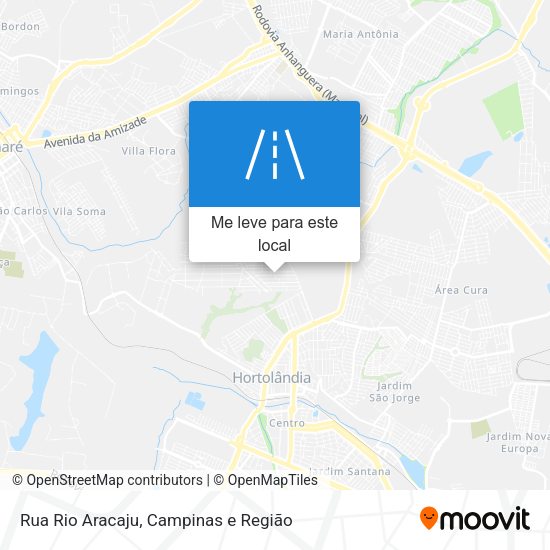 Rua Rio Aracaju mapa