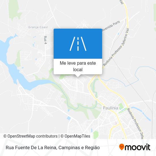 Rua Fuente De La Reina mapa