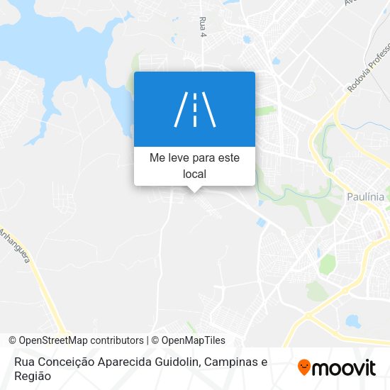 Rua Conceição Aparecida Guidolin mapa