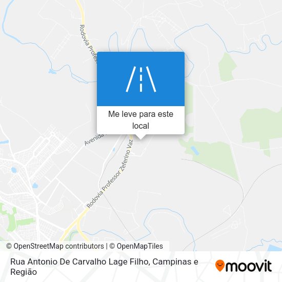 Rua Antonio De Carvalho Lage Filho mapa