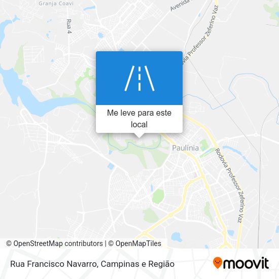 Rua Francisco Navarro mapa
